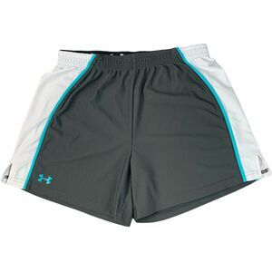 Under Armour Loose Womens Running Loose Fit HeatGear Shorts Gray Size Medium